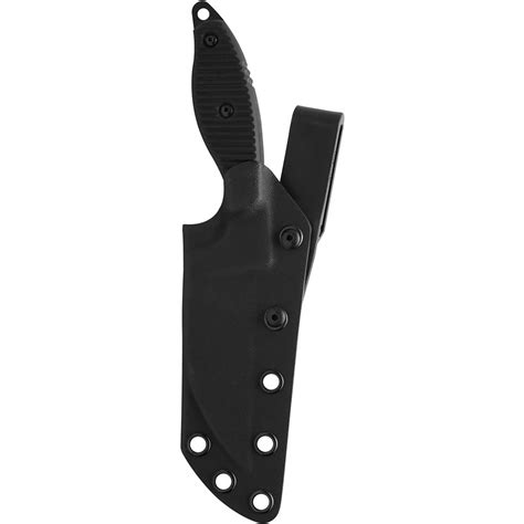 TOPS Unzipper Black G10 1095HC Wharncliffe Fixed Blade Knife w/ Sheath – Atlantic Knife Company