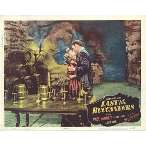 Last of the Buccaneers - movie POSTER (Style F) (11" x 14") (1950 ...