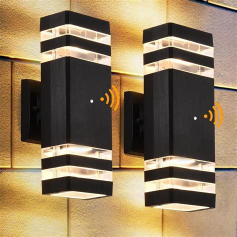 Buy DASTOR Dusk to Dawn Outdoor Wall Lights 2 Pack, Up and Down Porch Lights Outdoor Wall Mount ...