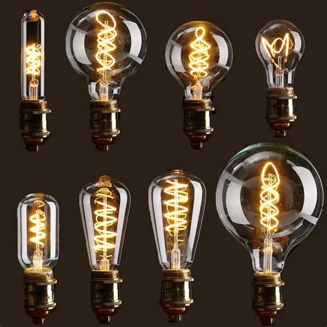 Vintage Edison Bulb LED Light E27 4W Dimmable Industrial Filament LED Lamp Retro Glass Holiday ...