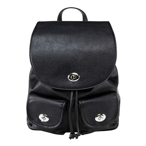 Women's Concealed Carry Faux Leather Backpack Purse