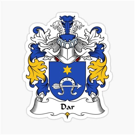 "Dar" Sticker by HaroldHeraldry | Redbubble