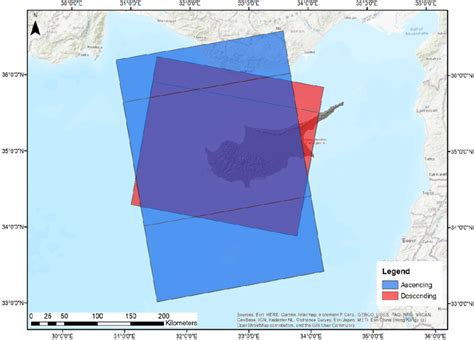 Sentinel-1 Synthetic Aperture Radar (SAR) acquisitions - 11 January ...