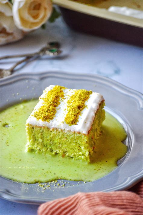 Pistachio Milk Cake/ Pistachio Tres Leches – Savory&SweetFood