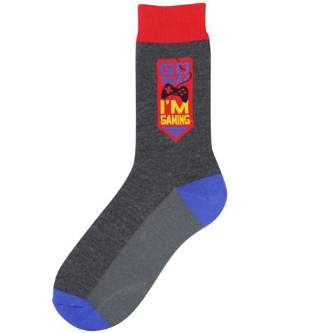 Men's I'm Gaming Socks, Mens Novelty Socks: Foot Traffic