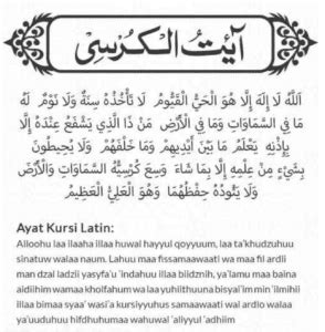 Bacaan Ayat Kursi Lengkap Latin, Arab, Terjemahan, dan Makna