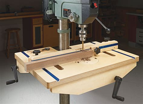 Drill Press Table | Woodworking Project | Woodsmith Plans