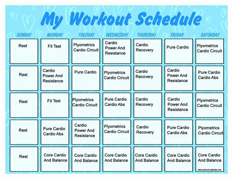 Gym Workout Schedule Tips For Getting The Most Out Of Your Gym Time ...