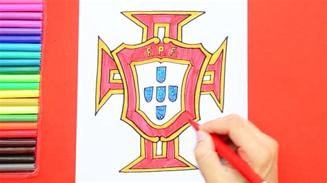 How to draw Portugal National Football Team Logo