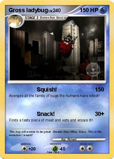 Pokémon Gross ladybug 1 1 - Squish! - My Pokemon Card