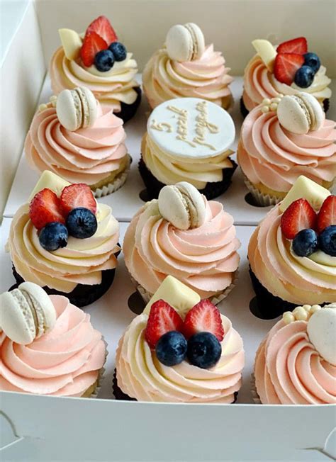 59 Pretty Cupcake Ideas for Wedding and Any Occasion : Vanilla and rose ...