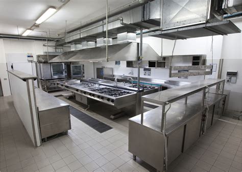 Kitchen made up with all equipments | Restaurant kitchen design, Chefs ...