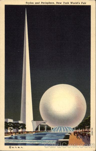 Trylon and Perisphere 1939 NY World's Fair