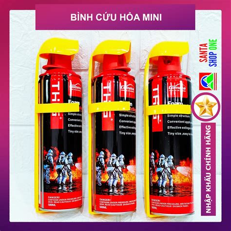 Bình chữa cháy mini cho xe ô tô dung tích 500ml - Otosafe.vn