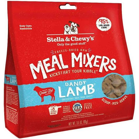 Stella & Chewy's Dandy Lamb Meal Mixers Freeze-Dried Dry Dog Food, 3.5 oz. - Walmart.com ...