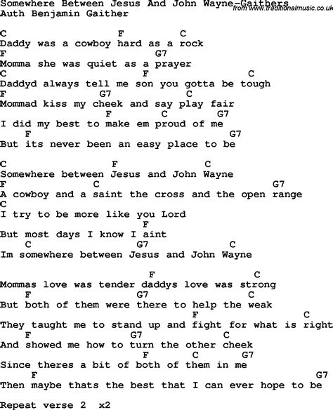 Country Music: Country Music Jesus Chords