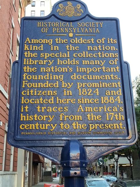 Read the Plaque - Historical Society of Pennsylvania