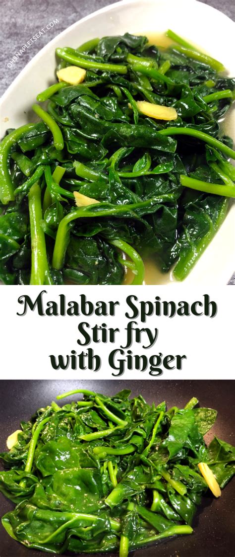 Malabar Spinach Stir Fry Recipe | Recipe in 2022 | Malabar spinach, Spinach recipes, Spinach ...