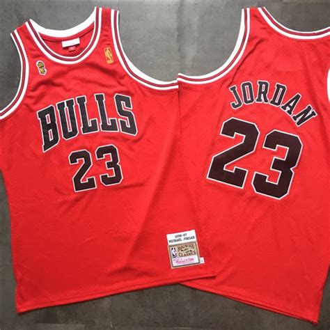 Bulls 23 Michael Jordan Red 1996 97 Hardwood Classics Mesh Jersey