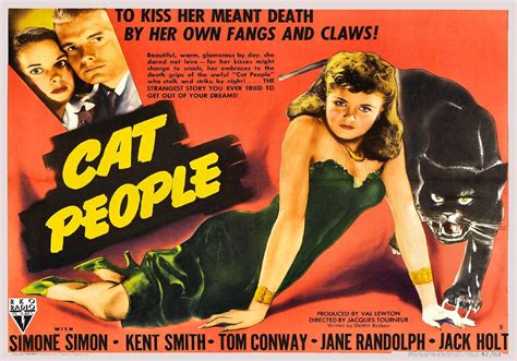 Cat People 1942 Movie Film Reproduction Poster Vintage Wall | Etsy