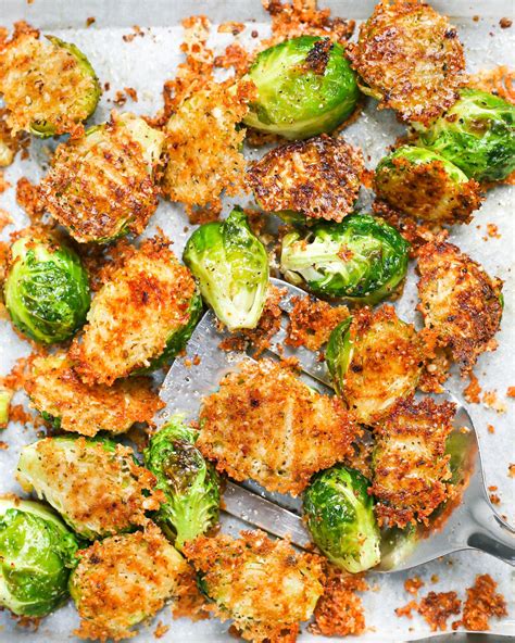 Crispy Parmesan Roasted Brussels Sprouts – Mess in the Kitchen