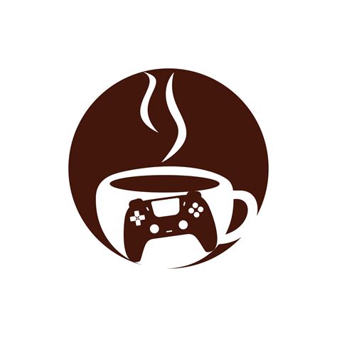 Gamer cafe vector logo design template. 10948739 Vector Art at Vecteezy