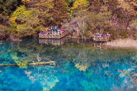 Lac des Cinq Fleurs en Chine : le joyau du parc de Jiuzhaigou – Bouger ...