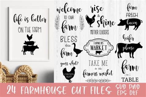 Farmhouse SVG Quotes Bundle Graphic by myowndreamland · Creative Fabrica