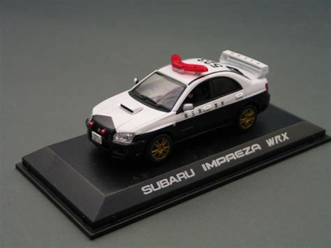 SUBARU IMPREZA WRX STI 2003 POLICE JAPANESE - Die-cast model - Norev 800071