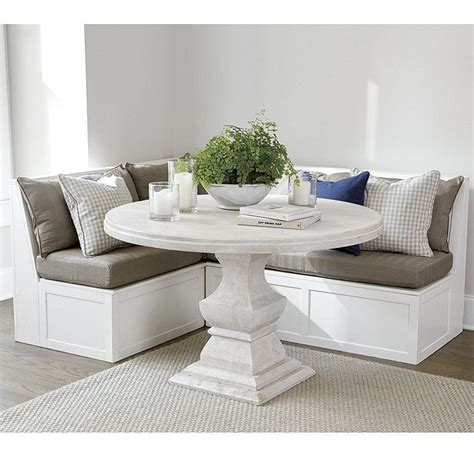 Breton 3 Piece Banquette - Corner, 30 & 48 Inch Benches with Seat ...