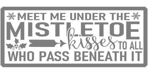 MISTLETOE KISSES - Etsy