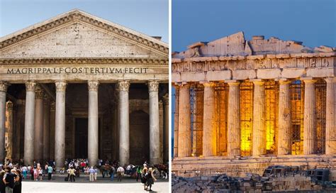 What is the Difference between the Parthenon and the Pantheon?