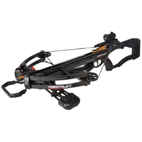 Barnett Sports & Outdoors Recruit Beginner Compound Hunting & Archery Bow with Red Dot Package ...