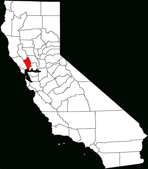 Fichier:map Of California Highlighting Napa County.svg — Wikipédia - Napa California Map ...