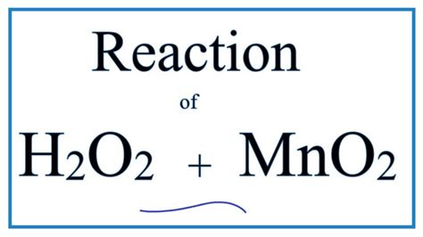 👍 Hydrogen peroxide word equation. inorganic chemistry. 2019-02-24