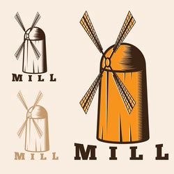 Flour Mill Logo Vector Images (over 1,300)