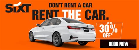 Sixt Car Rental Promo Codes, Coupon Codes Save 30%