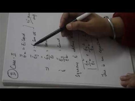 Polarization of EM Waves (Linear, Circular and Elliptical Polarization) - YouTube