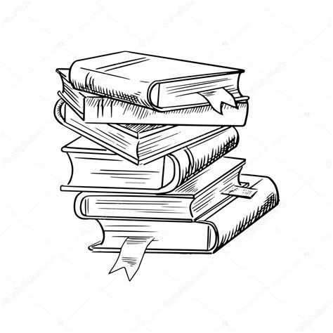 Stack Of Books Drawing at GetDrawings | Free download