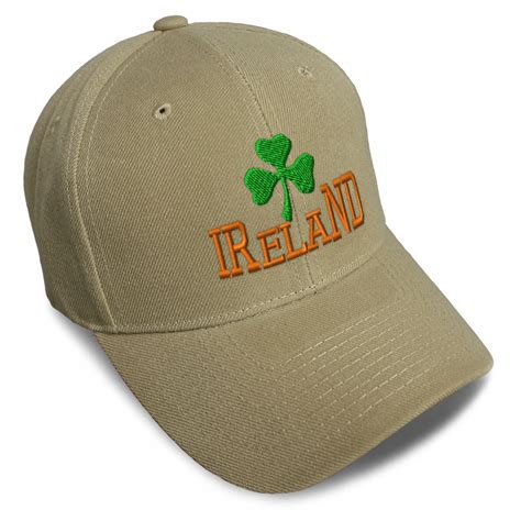 Baseball Cap Ireland Irish Embroidery Acrylic Dad Hats for Men & Women 1 Size | eBay