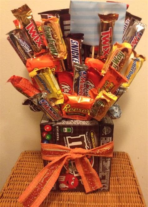 Mixed Box Candy Bouquet | Candy bouquet, Gifts, Homemade gifts