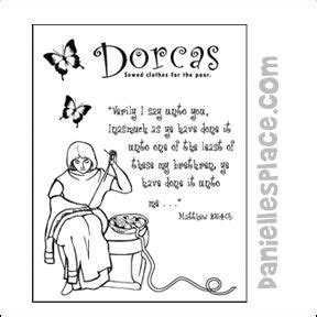 Dorcas Sunday School Lesson - Craft and Activity Ideas