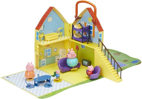 Casa Peppa Pig Familia Set De Juegos Con Tapete | Envío gratis