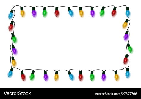 Printable Christmas Lights Border