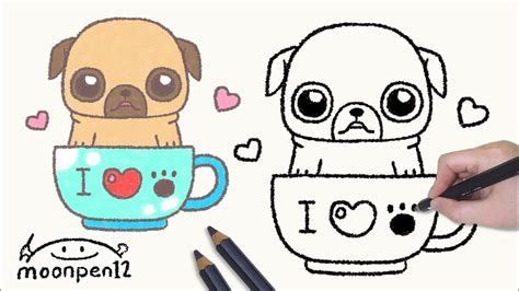 How To Draw A Pug Art Hub - Askworksheet