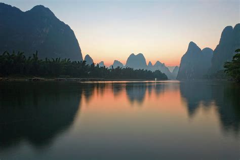 Li River Sunrise Photograph by Helminadia - Fine Art America