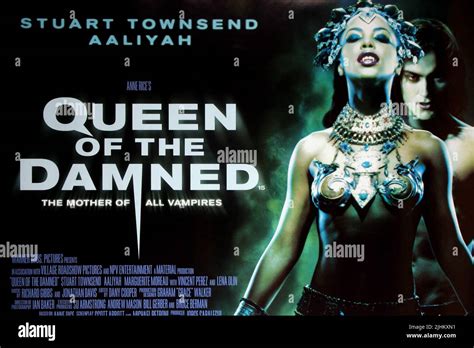 AALIYAH, STUART TOWNSEND POSTER, QUEEN OF THE DAMNED, 2002 Stock Photo ...