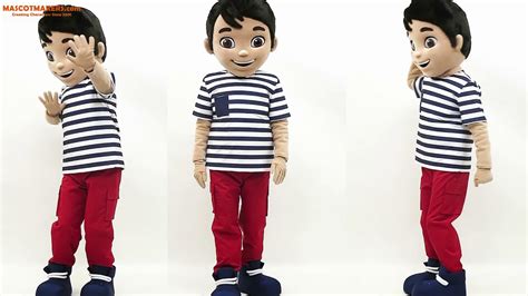 Boy Mascot Costume | Mascot Makers - Custom mascots and characters