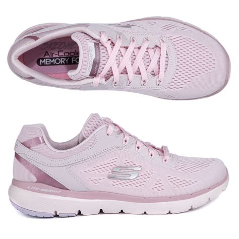 SKECHERS Damen-Sneaker Flex Appeal 3.0 Textil Memory Foam - QVC.de