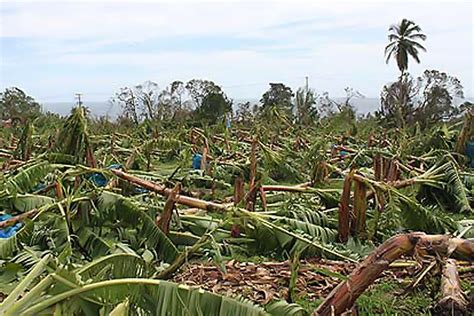 What threats do the hurricane season pose to farming?